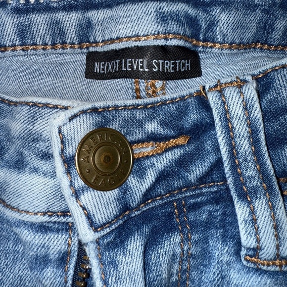 American Eagle Women's Jeggings in Blue - Picture 3 of 4